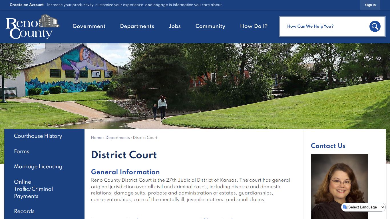 District Court | Reno County, KS - Official Website